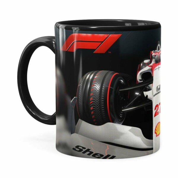 Caneca Fórmula 1 3d Print Preta