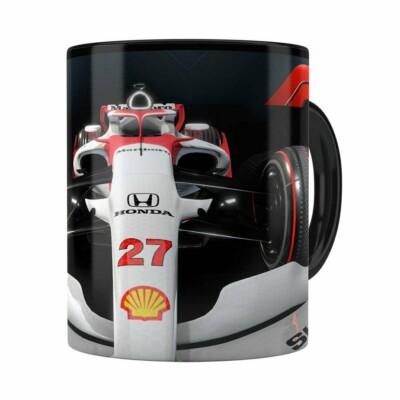 Caneca Fórmula 1 3d Print Preta