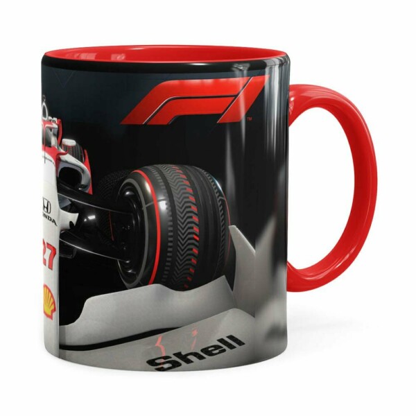Caneca Fórmula 1 3d Print Vermelha