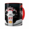 Caneca Fórmula 1 3d Print Vermelha