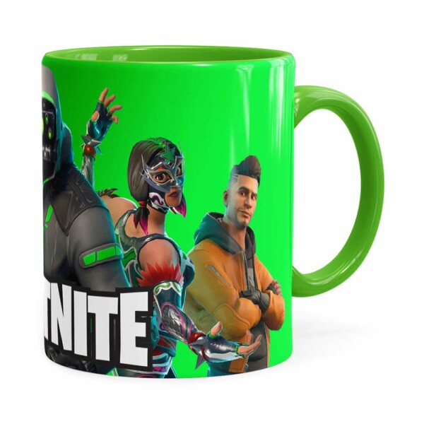 Caneca Fortnite Games V01 Verde Claro