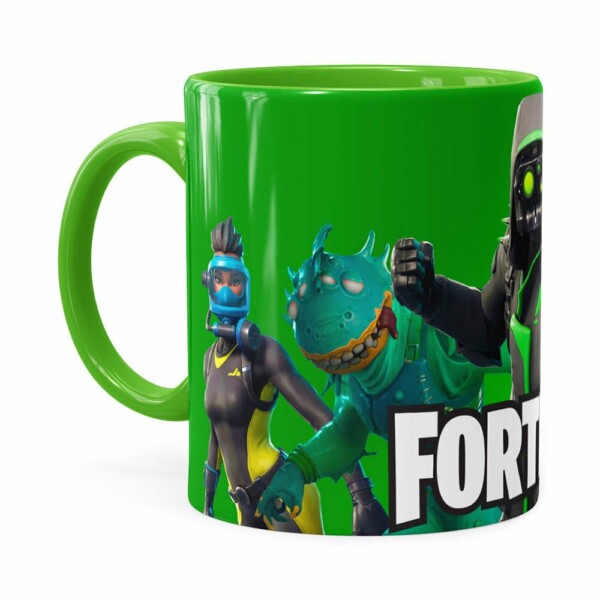 Caneca Fortnite Games V01 Verde Claro