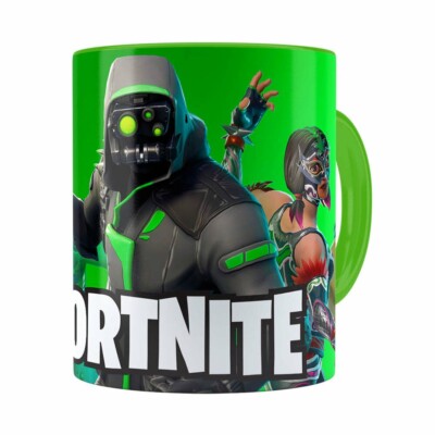 Caneca Fortnite Games V01 Verde Claro