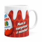 Caneca Kinder Ovo Branca