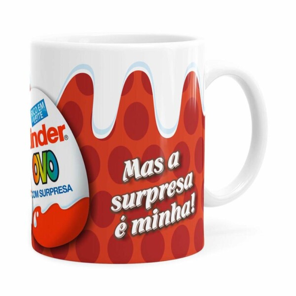 Caneca Kinder Ovo Branca