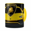 Caneca Lamborguini 3d Print Carros Amarela