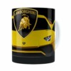Caneca Lamborguini 3d Print Carros Branca
