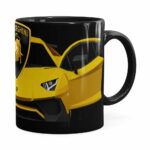 Caneca Lamborguini 3d Print Carros Preta