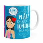 Caneca Mãe Atenciosa E Brava V01 Branca