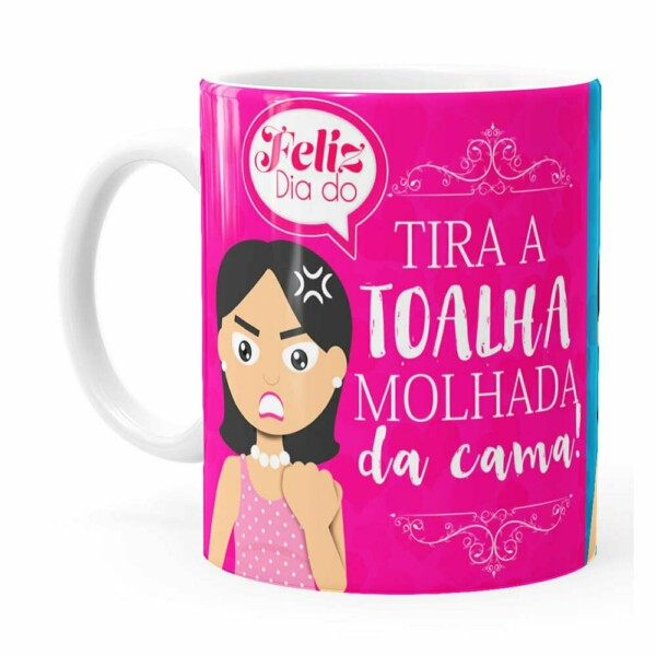 Caneca Mãe Atenciosa E Brava V01 Branca