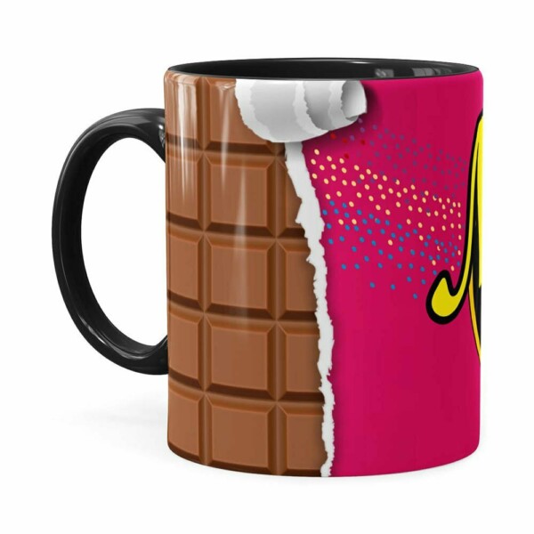 Caneca Mãe é Tudo Sonho De Valsa Preta