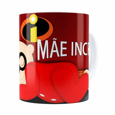 Caneca Mãe Incrível Bebê Branca