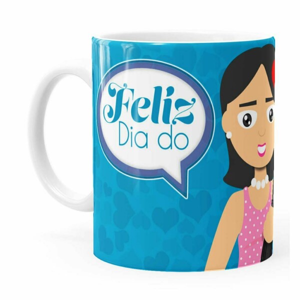 Caneca Mãe Leva O Guarda Chuva Branca
