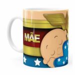 Caneca Mãe Maravilha Bebê Branca