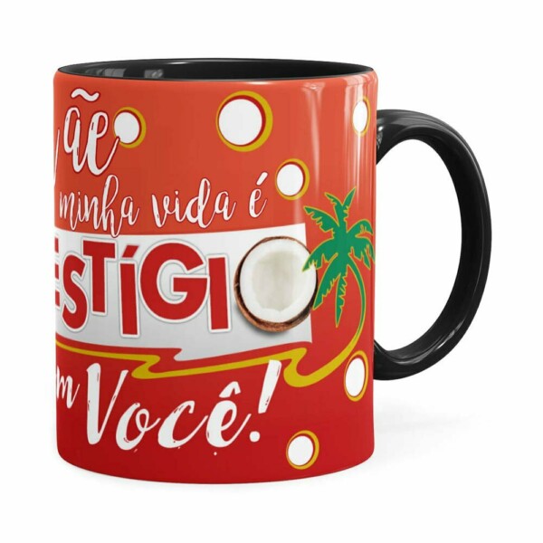 Caneca Mãe Você é Meu Prestigio Preta
