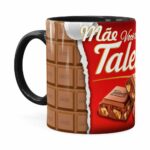 Caneca Mãe Você Tem O Talento Preta