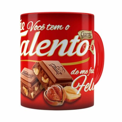 Caneca Mãe Você Tem O Talento Vermelha