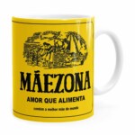 Caneca Mãezona Maizena Branca