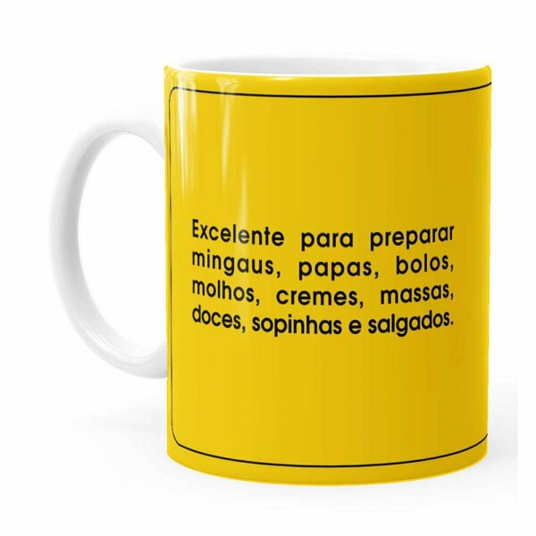 Caneca Mãezona Maizena Branca