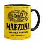 Caneca Mãezona Maizena Preta