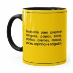 Caneca Mãezona Maizena Preta