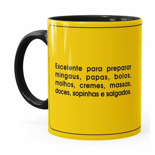 Caneca Mãezona Maizena Preta
