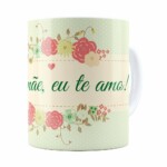 Caneca Mamãe Eu Te Amo Adventista V02 Branca
