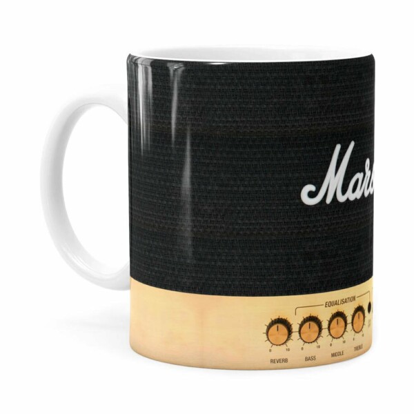 Caneca Marshall Audio Amplificador Branca