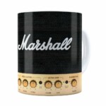 Caneca Marshall Audio Amplificador Branca