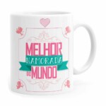 Caneca Melhor Namorada Do Mundo V02 Branca