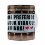 Caneca Meu Filme Favorito Cuida Da Sua Vida Branca