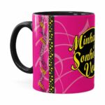 Caneca Minha Vida é Um Sonho Com Você Preta