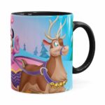 Caneca Minnie Mouse Rena Preta
