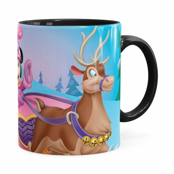 Caneca Minnie Mouse Rena Preta