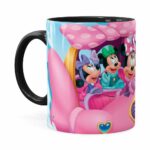 Caneca Minnie Mouse Rena Preta