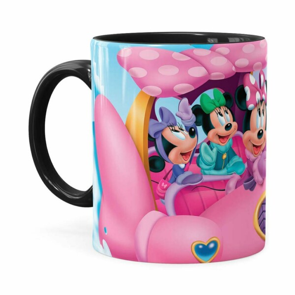 Caneca Minnie Mouse Rena Preta