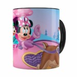 Caneca Minnie Mouse Rena Preta