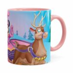 Caneca Minnie Mouse Rena Rosa