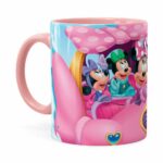 Caneca Minnie Mouse Rena Rosa
