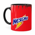 Caneca Nescau Porcelana Preta