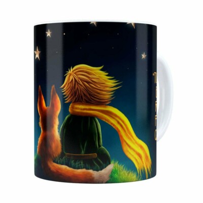 Caneca O Pequeno Príncipe 3d Print Branca