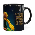 Caneca O Pequeno Príncipe 3d Print Preta