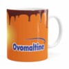 Caneca Ovomaltine Porcelana Branca
