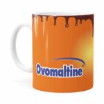 Caneca Ovomaltine Porcelana Branca