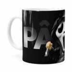 Caneca Pânico 3d Print Branca