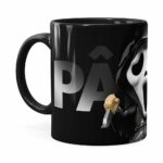 Caneca Pânico 3d Print Preta