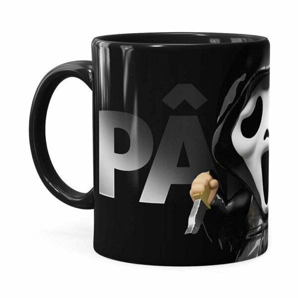 Caneca Pânico 3d Print Preta
