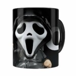 Caneca Pânico 3d Print Preta