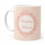Caneca Parabéns Mamãe Branca
