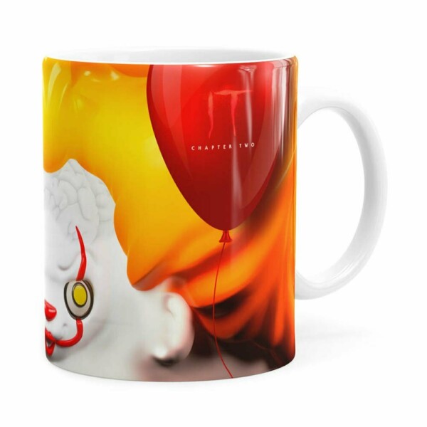 Caneca Pennywise It A Coisa 3d Print Branca